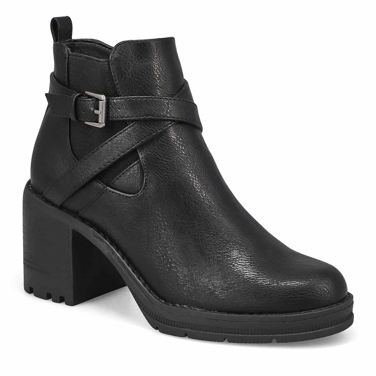 Women's Winnie Heeled Ankle Boot - Black