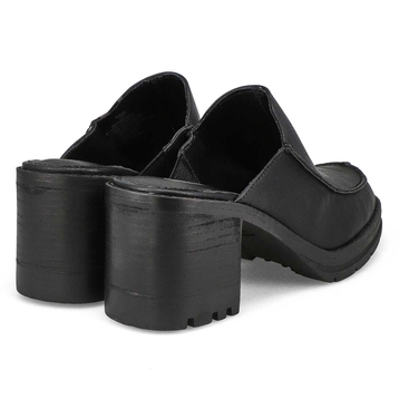 Women's Winona Heeled Slip On Clog - Black