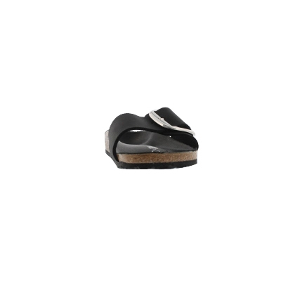 BIRKENSTOCK Madrid Big Buckle Leather Sandals Black