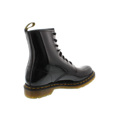 Dr martens black 146 8 sales eye patent boots