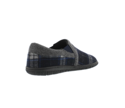 Navy hot sale slippers mens