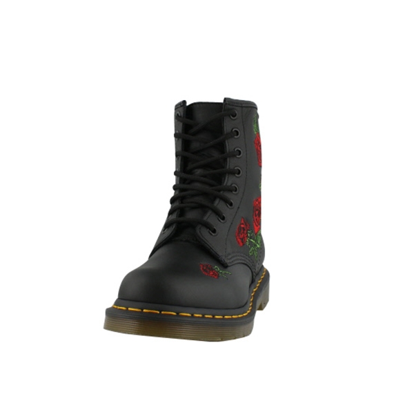 Dr martens black & hotsell red 1460 vonda boots